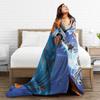 Overwatch Juno Blanket  Warm Street Trend Plush Bedding Throws For Kids Living Room Flannel Bedspread Bed Cover