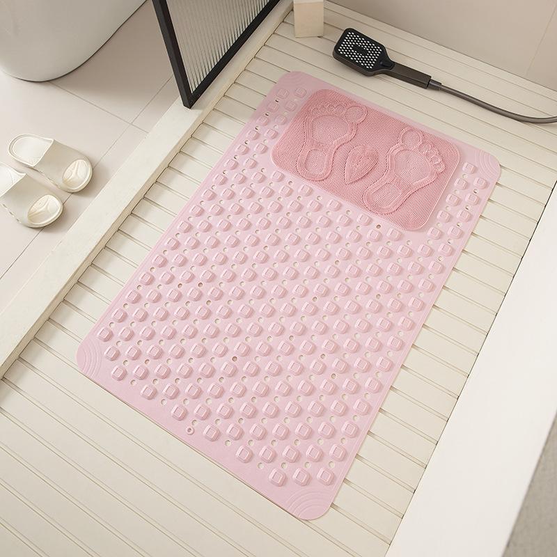 Badezimmer Anti-Rutsch-Matten Badehaus Dusch-Massagematten PVC Hydrophobe Bodenmatte Leicht zu reinigen Schnell trocknend Badematte Familie Hotel Universal