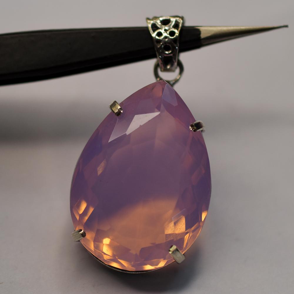 A++ Certified Bi-Color Tourmaline 101.35 Ct Oval Cut Lab Created Gems Pendant my-472-ns