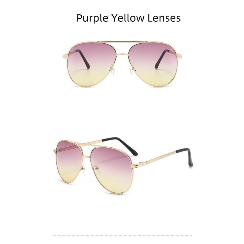 

Солнцезащитные очки для женщин и мужчин с градиентными линзами, модные солнцезащитные очки в металлической оправе, очки-авиаторы для пляжного отдыха, защита от ультрафиолета Uv400, солнцезащитные козырьки розовый