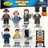 24pcs Fit Lego Halloween Jack Jason Attack Yellow Cloak Master Jimmu Renzi Toys Minifigures Toys