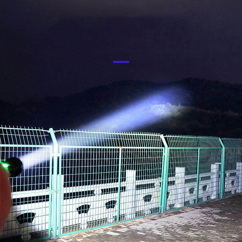 Super Light LED Flashlight COB Side Light USB Recharge Super Bright 4 LED Side Light 4 Modes Flashlight Built-in Battery Outdoor Hunting Camping