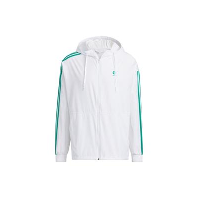 adidas Neo Essentials Windbreaker mit Three-Stripe Colorblock Unisex Oberbekleidung Weiß IA4963