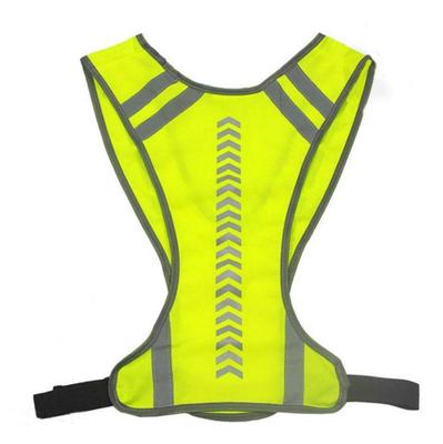 High Visibility Reflective Adjustable Gear Stripe Cycling Safety Jacket for Running Vest, Jacket, Bicycles, Cycling, Jogging, Walking,