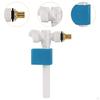 Hide Toilet Tank Fill Valve Water Inlet Sturdy Replace Parts Simple To Install