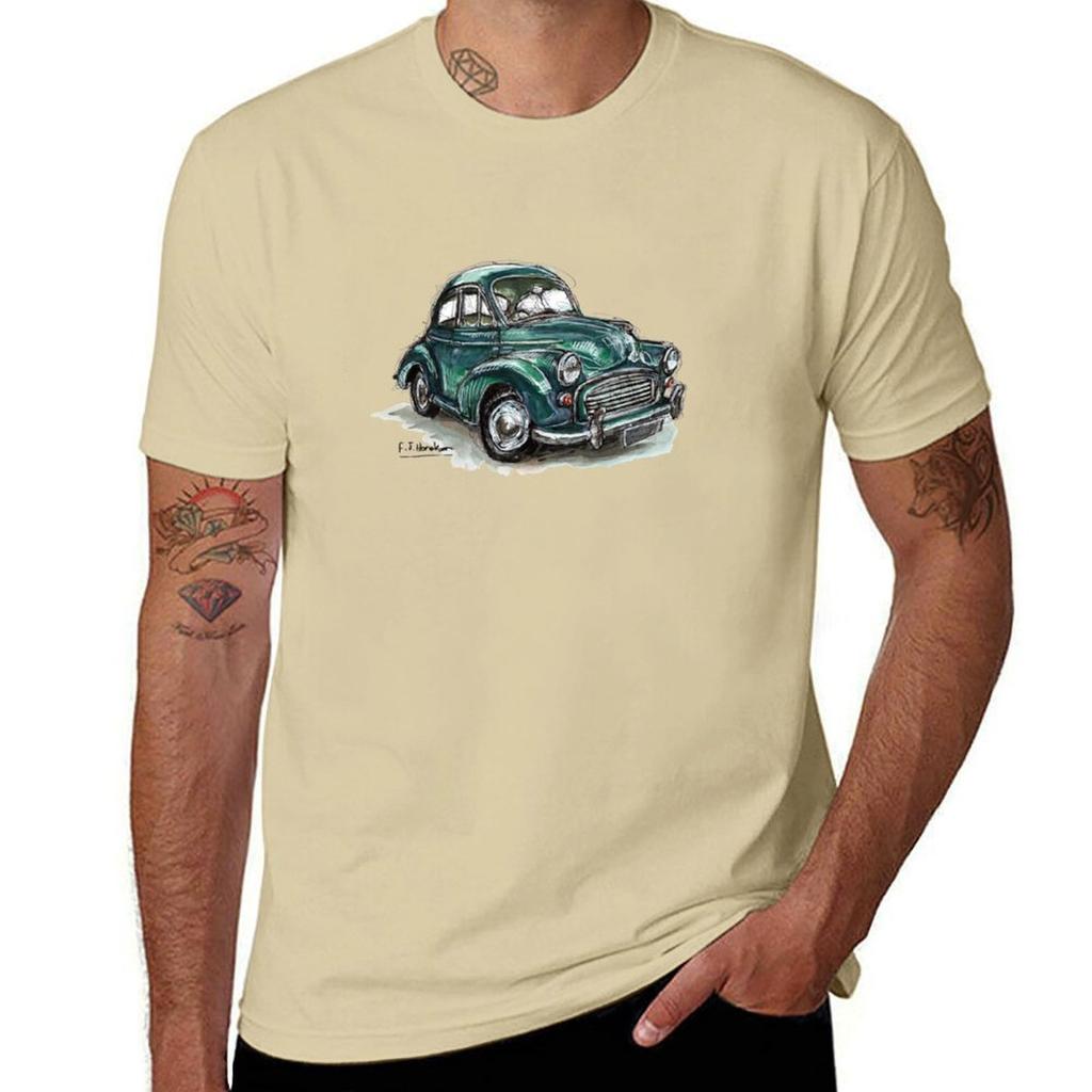 Morris Minor Tshirt vintage vintage clothes Mens cotton tshirt