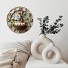 25x25cm Wooden Wall Clock Using Plywood with a Beautiful Natural Wood Veneer