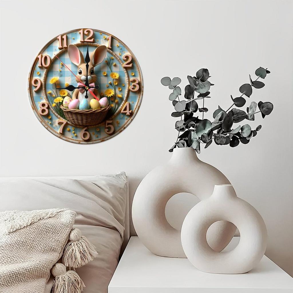 25x25cm Wooden Wall Clock Using Plywood with a Beautiful Natural Wood Veneer