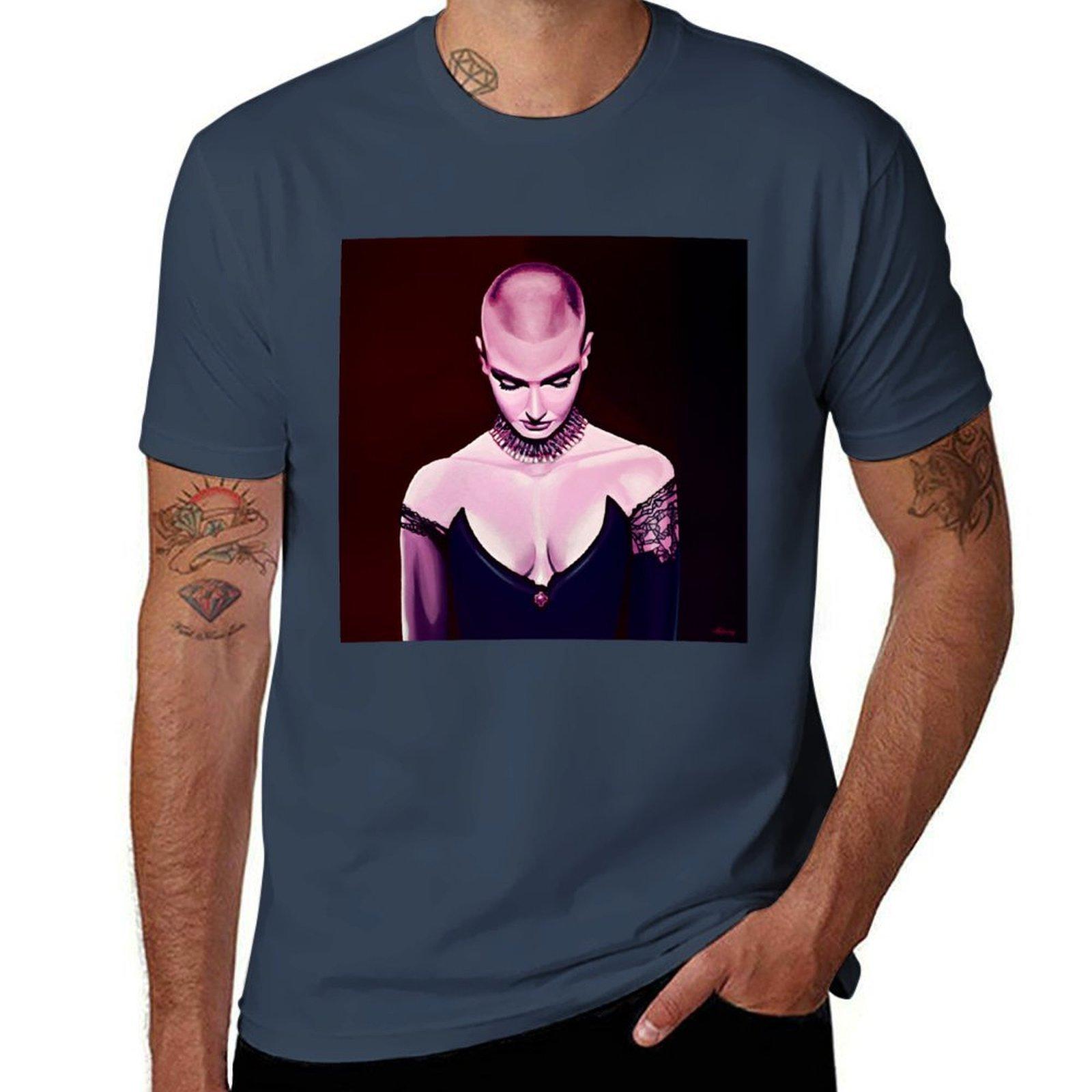 Sinead OConnor Painting TShirt printed t shirts for Unisex Unisex t shirt heavy cotton TShirt S