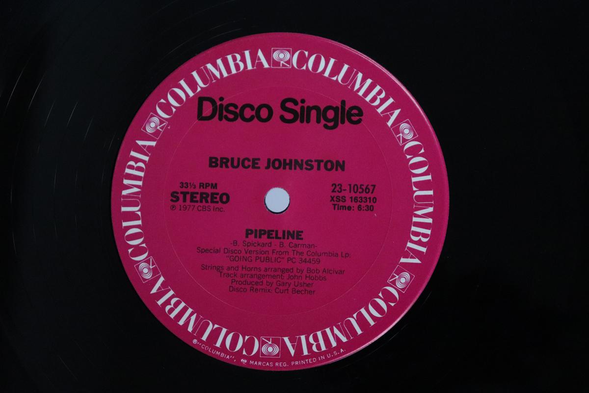 

12inch Record BRUCE JOHNSTON Pipeline Deirdre 2310567 Columbia 1977 UK SoulFunk Used
