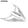 Head Light Lamp Eyelid Eyebrow For Nissan Qashqai 2014 2015 2016 2017 Chrome Headlight Headlamp Strip Trim Exterior Accessories