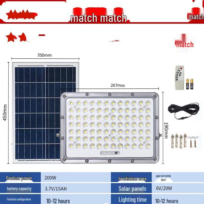 Solar Outdoor Garden Light with Remote Control