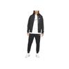 Nike Solid Color Casual Embroidered Logo Stand-Up Collar Jacket Men Outerwear Black DA0004-010