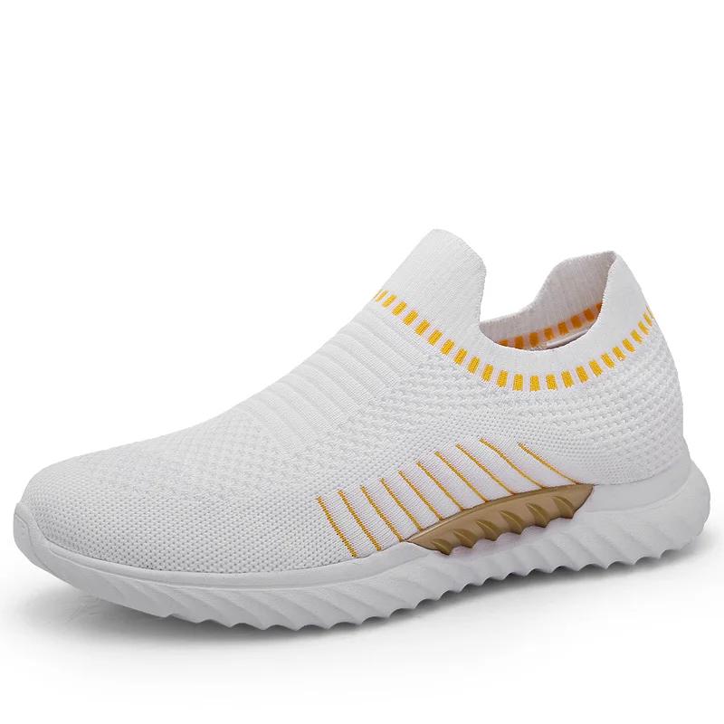 

Высококачественные фирменные мужские сетчатые кроссовки Fly Woven Mesh, нескользящие, для спорта на открытом воздухе, для отдыха, мужские парковые кроссовки с мягкой подошвой 36