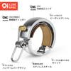 Japanese KNOG Oi LUXE Bicycle Ring Type Black [Official Product] Bell, (Inner Diameter 22.2mm), Small,