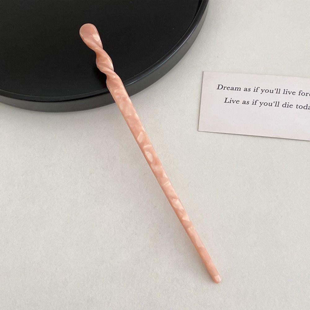 New Chinese Style Bun Hairpin Acetate Resin Hair Sticks Fashion Women