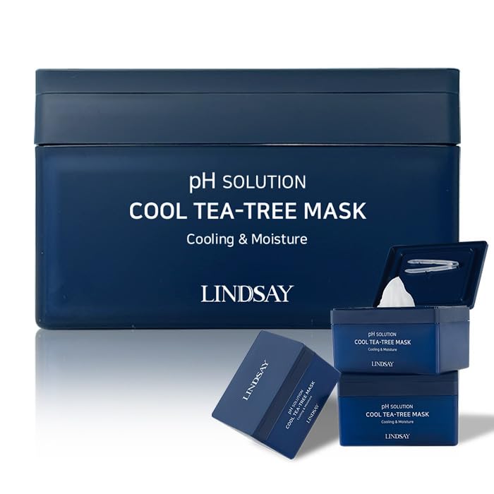 

LINDSAY pH Solution Cool Mask pH Solution Cool Mask Cooling Moisture 24 sheets Mask pack Sheet mask Intensive care for dry skin Moisture management