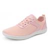 Outdoor walking shoes men's and women's comfortable fitness shoes wide head barefoot shoes men's breathable soft-soled fly-woven shoes flat-soled