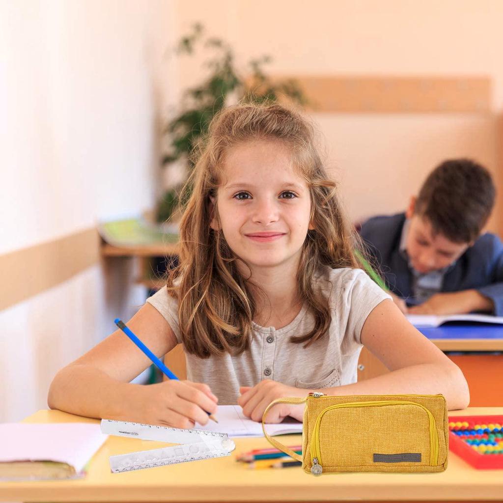 Duży, czysty kolorowy długopis, piórnik, organizer na artykuły papiernicze, przechowywanie znaczników podróżnych, prezent dla studentów