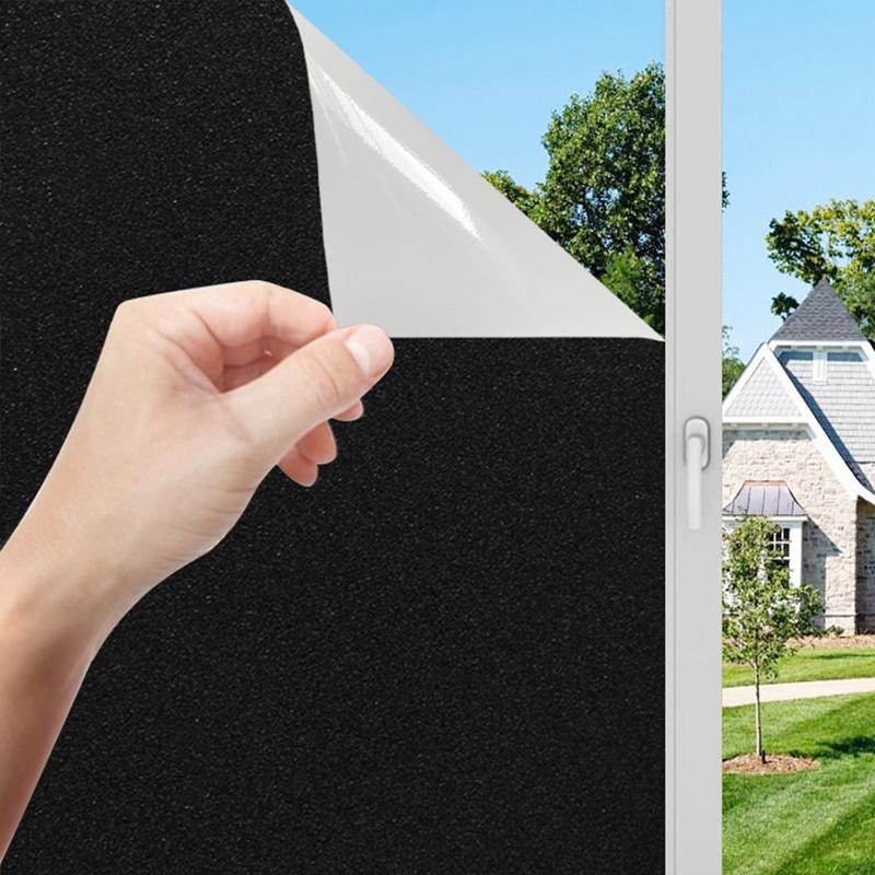 

Матовая пленка для окон, солнцезащитная тонировочная пленка для окон для дома, неклейкая, статическая, липкая, покрытие для двери ванной комнаты 30x200cm