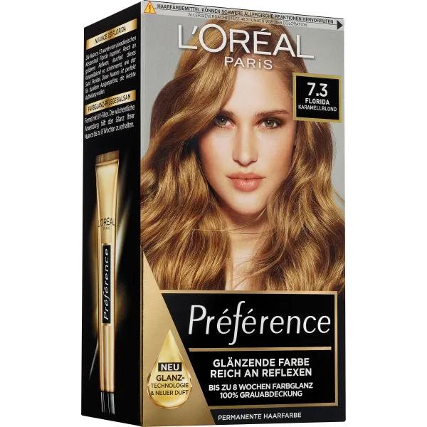 

Краска для волос L Oreal Preference 7.3 Флорида 1-й