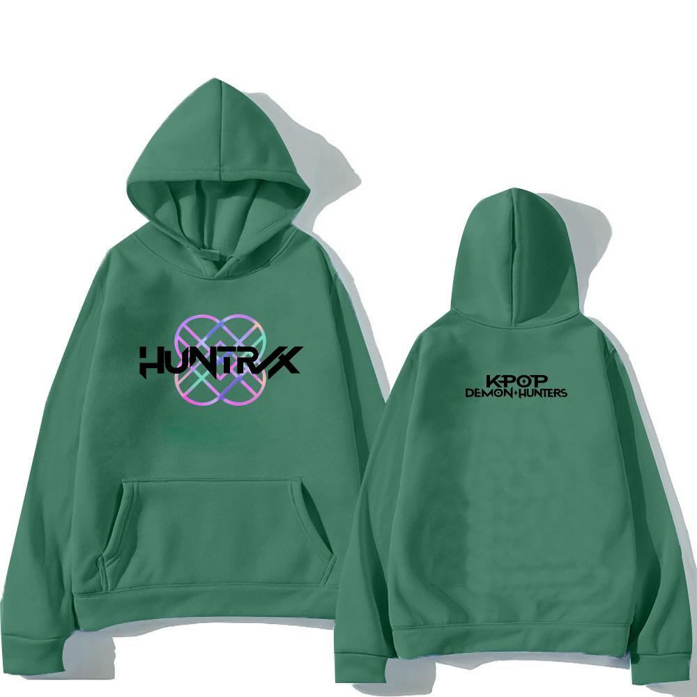 Huntrix Girl Hoodie 2025 Movie Demon Hunters Fashion Men/women Hoodies Harajuku Winter Clothes Pullover Sweatshirt Vintage