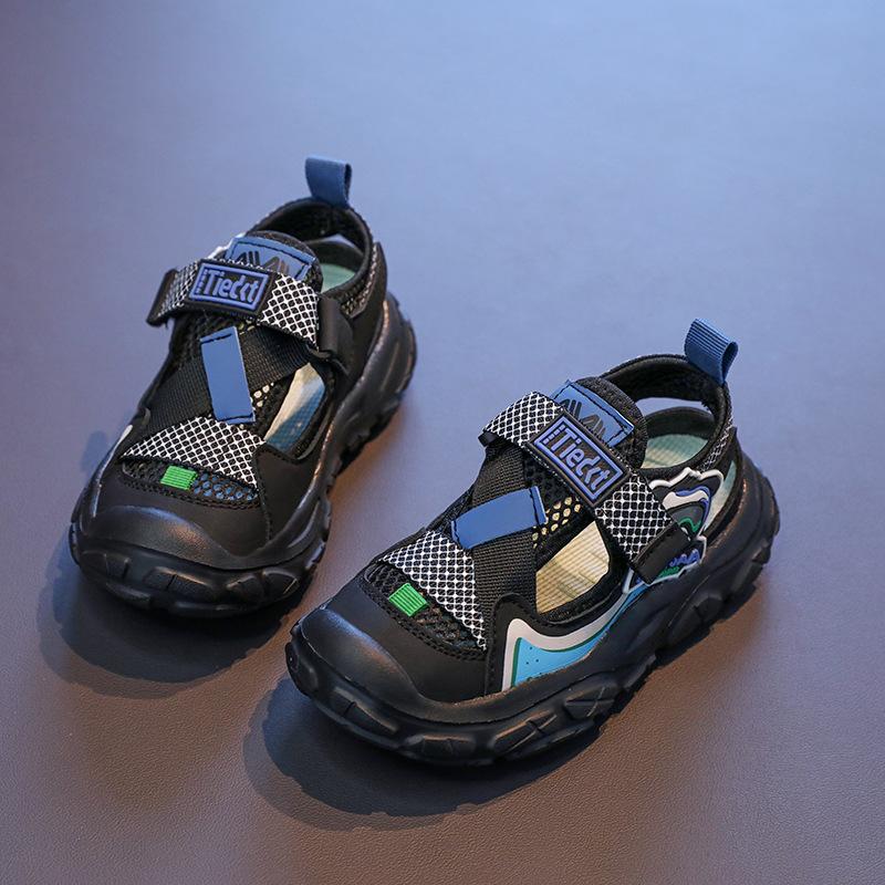 Kids Sports Sandals Thick Soft Sole Children Running Shoes Mesh Breathable 2025 Summer Students Casual Shoes Trendy Comfortable