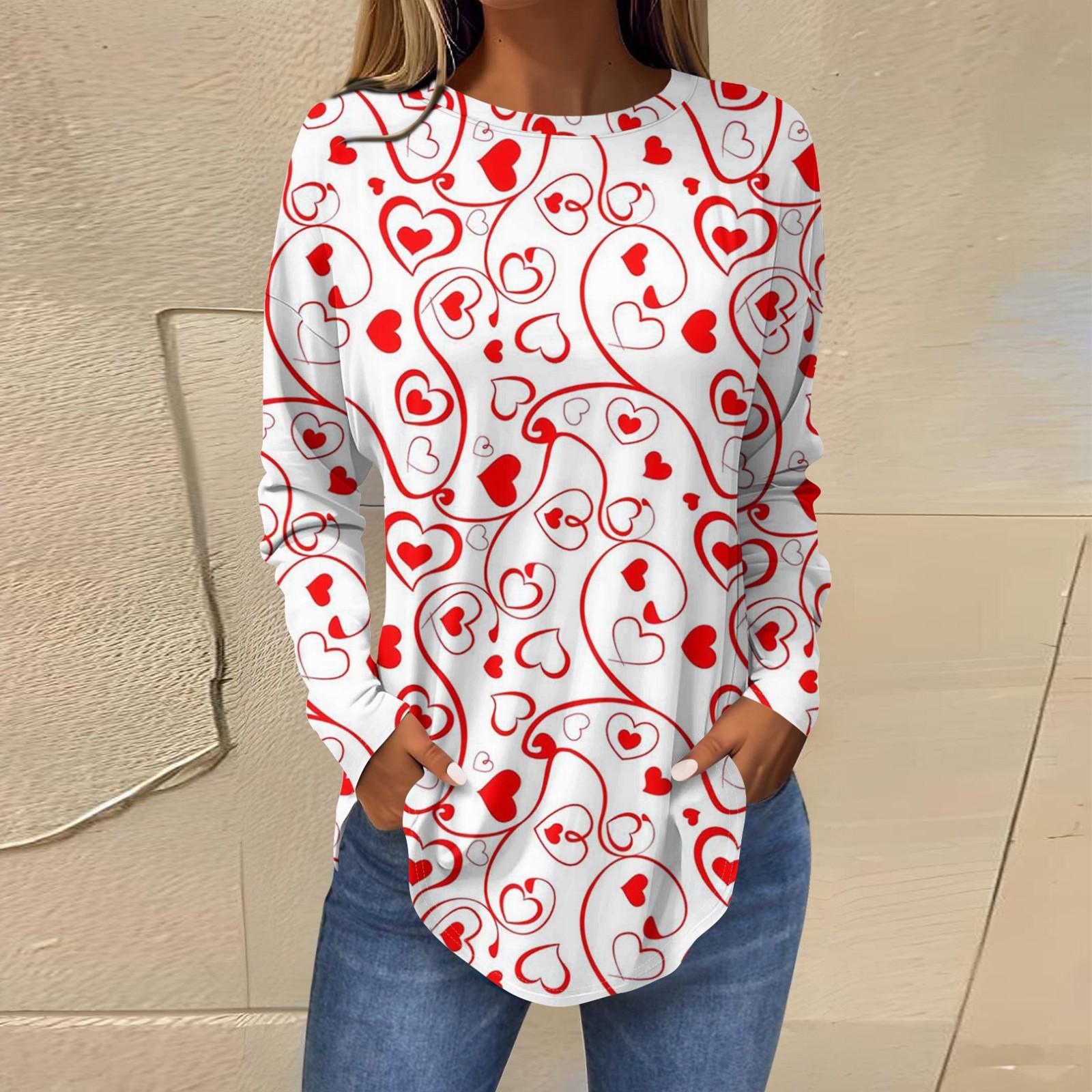 

Женская модная и повседневная рубашка с рукавом семь четвертей. Топ-пуловер с принтом ко Дню Святого Патрика L белый