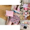 Korean Small Designer Ice Cream Color Makeup Bag Letter Handbag For Daily Use