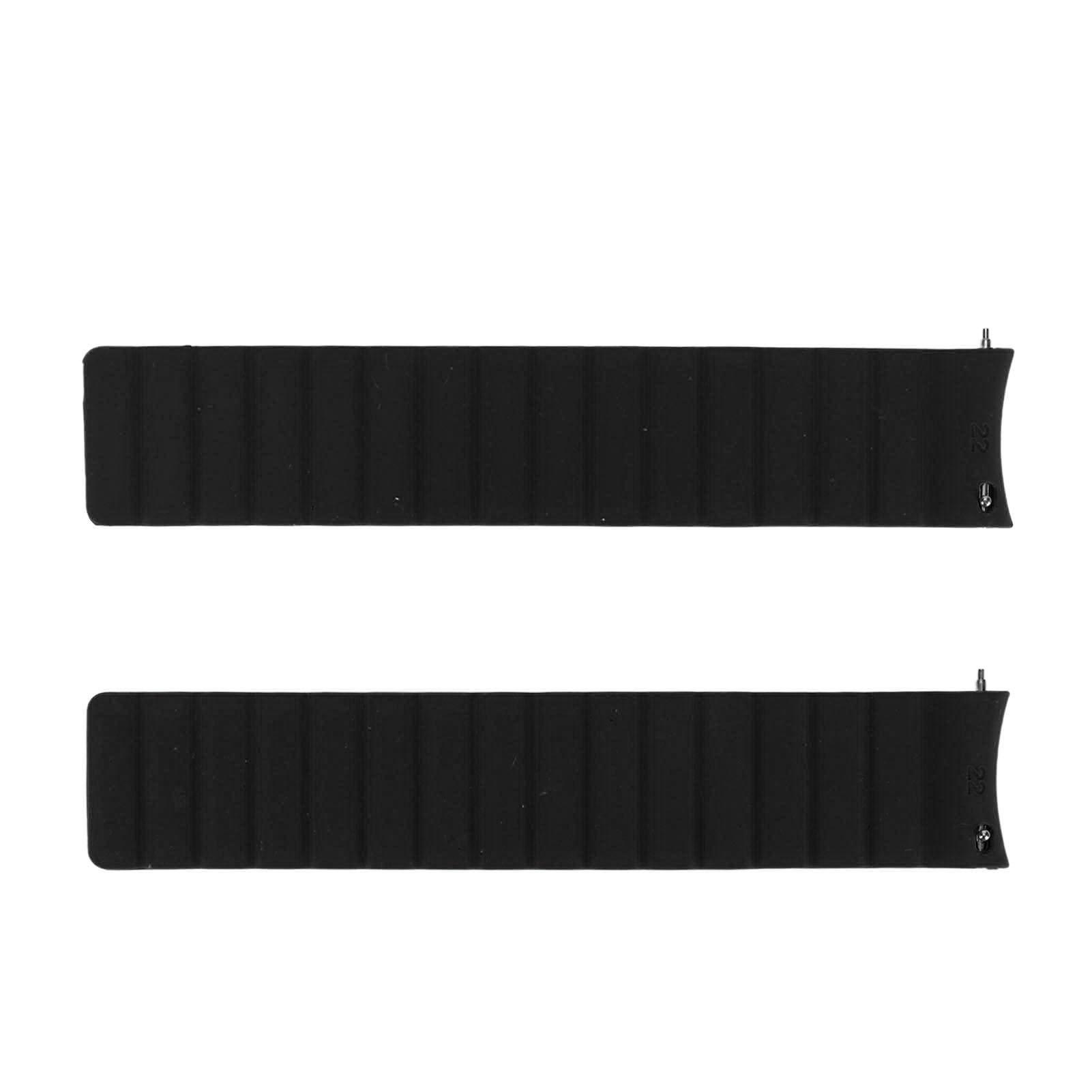 

2 шт. Ремешок для часов силиконовый универсальный магнитный ремешок для часов для Amazfit GTR 3 3 Pro 22 мм серый оранжевый чёрный