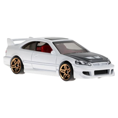 Hot Wheels Basic Car Honda Civic Si Vehicle Toy Mini Car for Ages 3 and Up, White, HXR04