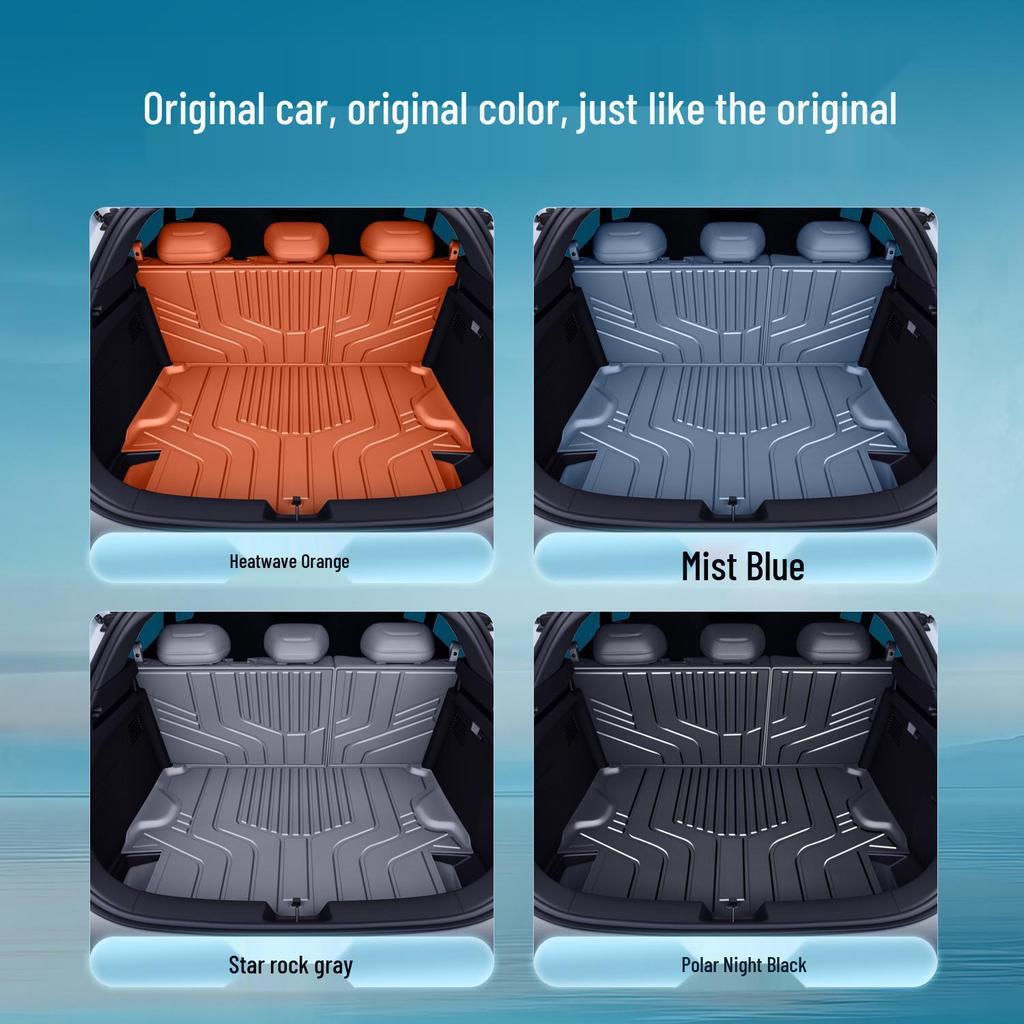 Deepal S05 Full Coverage Trunk Mat - TPE Tail Box Accessory for Changan S05 Modification