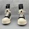NEW 2025  Men Motorcycle Boots Platform Leather Luxury Trainers High Top Sneakers Lace Up Zip Autumn Black Designer Shoes
