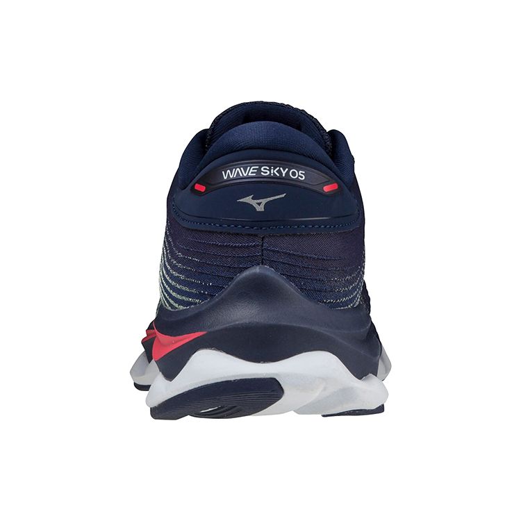 Mizuno Wave Sky 5 Cushioning Fabric Shock Absorption Non-Slip Wear-Resistant Low-Top Running Shoes Women sneaker Blue J1GD210207