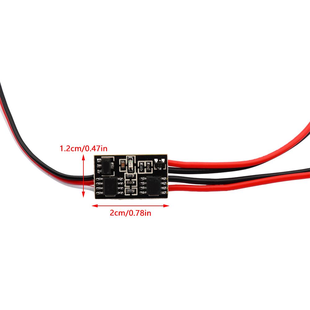 2-20A Hochstrom-Fernbedienung Elektronischer Schalter 3-30V Modellbau Pflanzenschutz RC Drohne Wasserpumpe PWM-Signalsteuerung