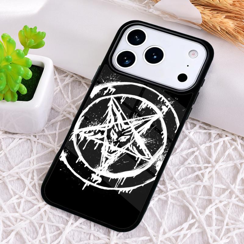 Devil Satan Phone Case for iPhone 17 Air 16 15 11 12 14 13 Pro Max Shockproof Cover