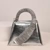 New women's bag bring diamond-encrusted French fairy bag super flash rhinestone trapezoidal bag shoulder messenger handbag