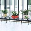 5Pcs Plant Stand Sturdy Base Rust-free Weather-resistant Iron Art Heavy Duty