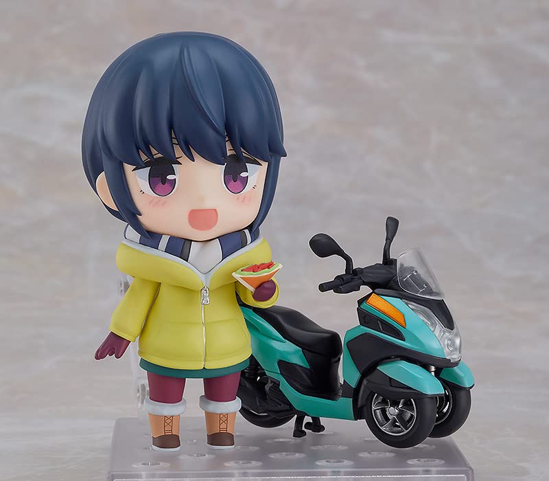 Nendoroid Shima Rin Bike Plastic Painted Movable Figure G12909 Yurucamp Three-Wheel Ver. Non-scale