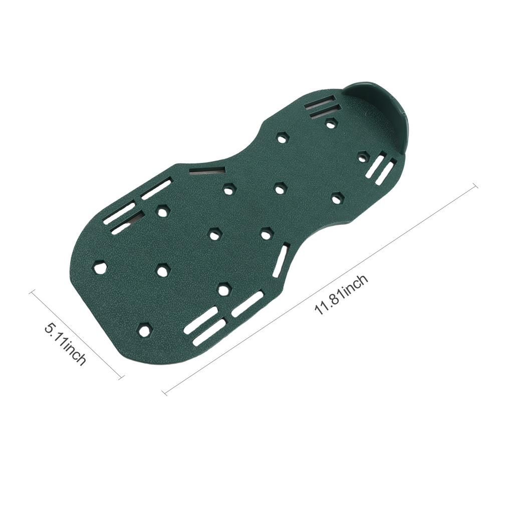 Lawn Aerator Shoes Effective Tool for Aerating Yard Soil Spike Aerating Sandals with   2 Straps Metal Buckle 26 Steel Metal Spikes One Size F