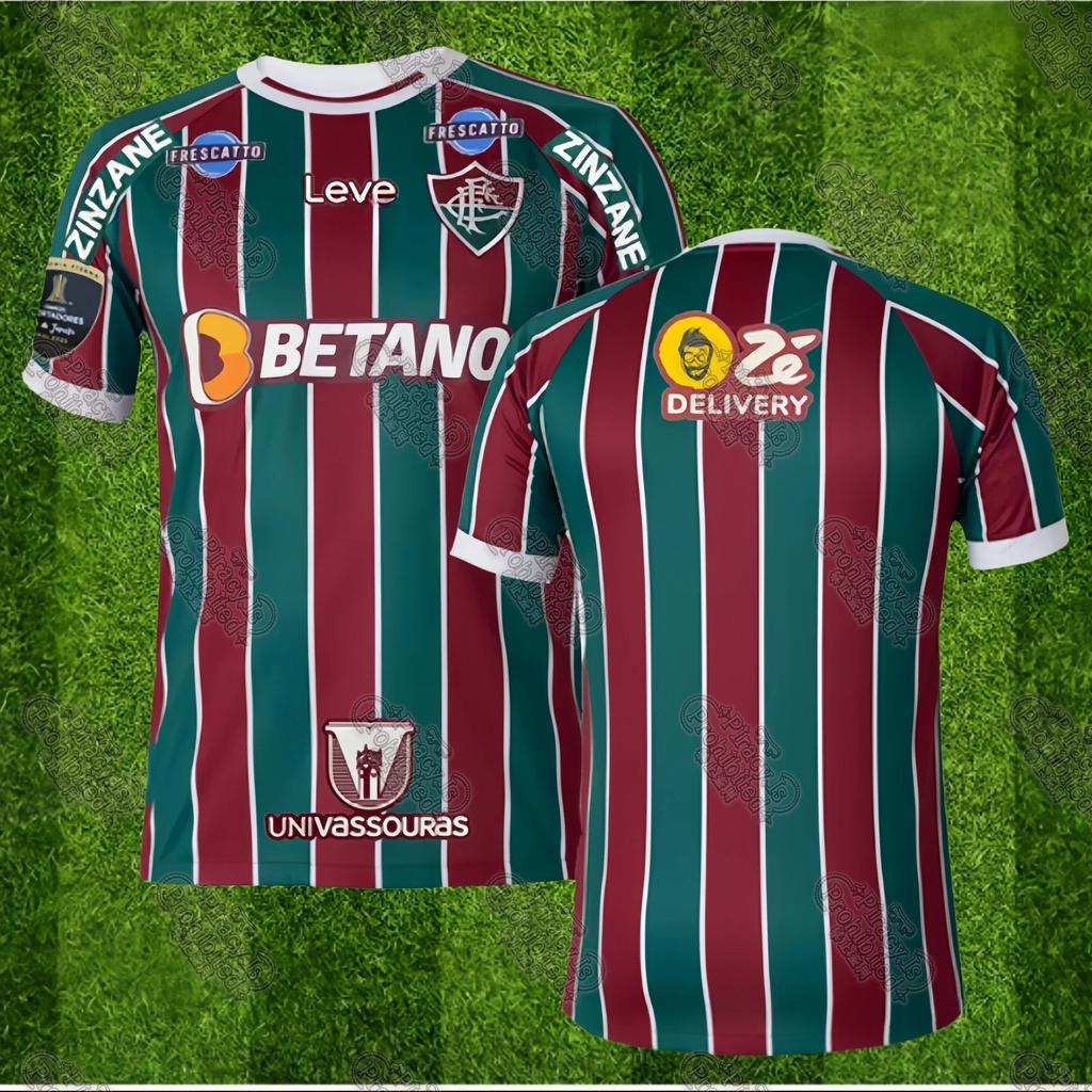 25year Latest Popular Football Series Fluminense Season Away Football Training Suit Men's T-shirt Summer Adult Children's Jersey