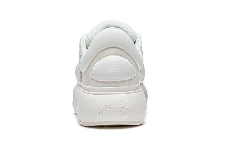 Li Ning Yun You C4D Textile, Synthetic Leather, Leather Low top Casual Shoes Men's Ecru AZGT089-4