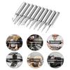 10PCS Silver Soldering Iron Tips 900M-T Series Lead-free Solder Tips  For DIY Projects