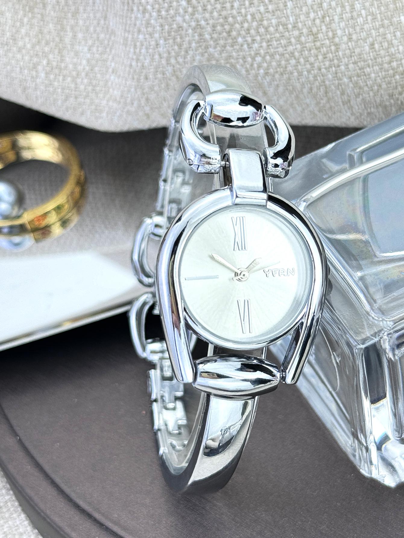 

Женские часы в стиле Мори Элегантные и универсальные Стрелочные Ретро Женские Металлический Браслет-Цепочка Модные Наручные Часы