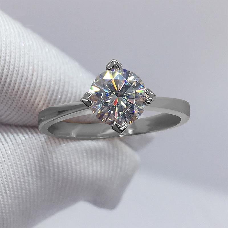 Sace Gems Classic Copper Alloy Zircon Ring Ladies Jewelry Wedding Promise Party Gift
