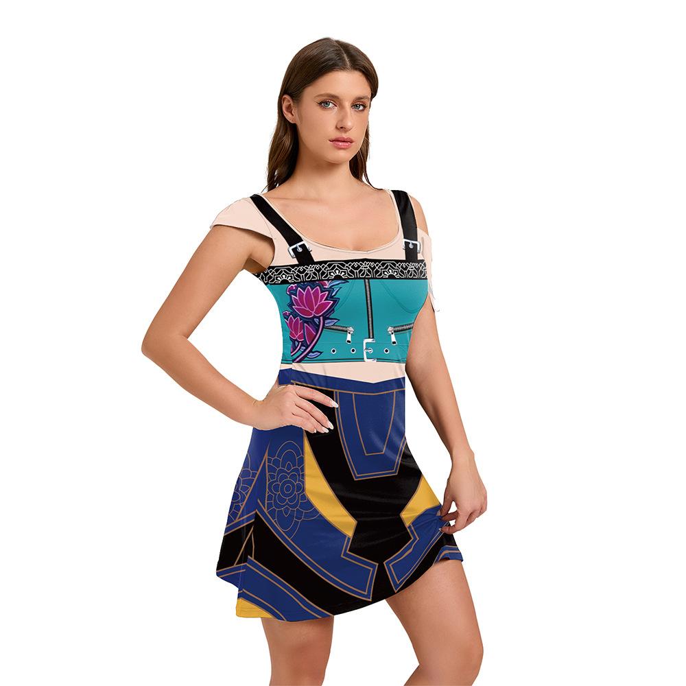 Female Troupe Clothing Stage Performance Clothing Hallyu Female Troupe-P Demon Hunter Female Troupe Rumi Dress Female