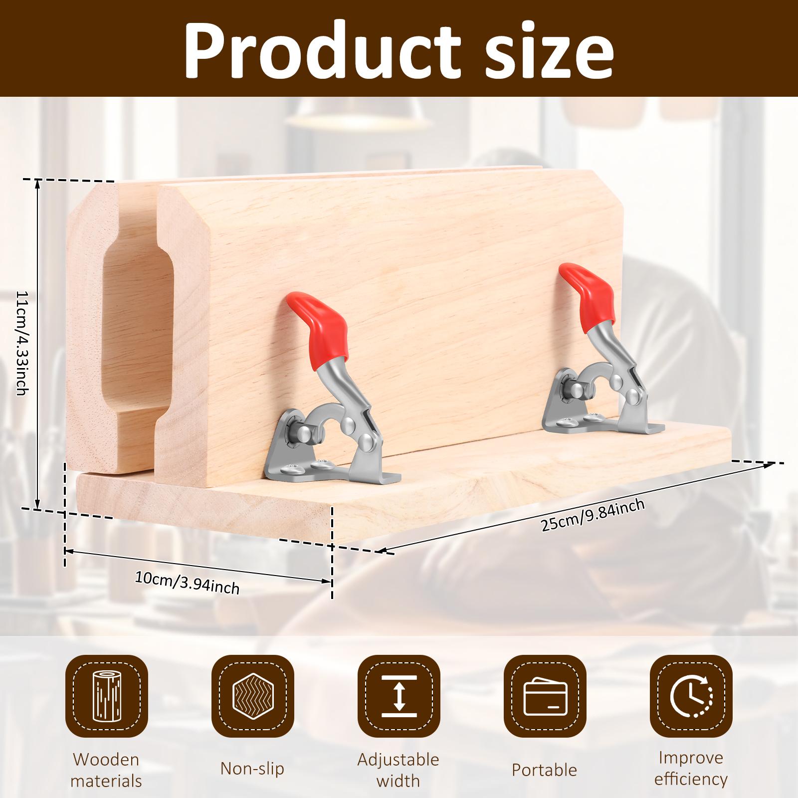 Leather Stitching Pony Stitched Wooden Clamp Hand Stitched Sewing Horizontal Leathercraft Wooden Table Clamp Stitching Tool светло-серый