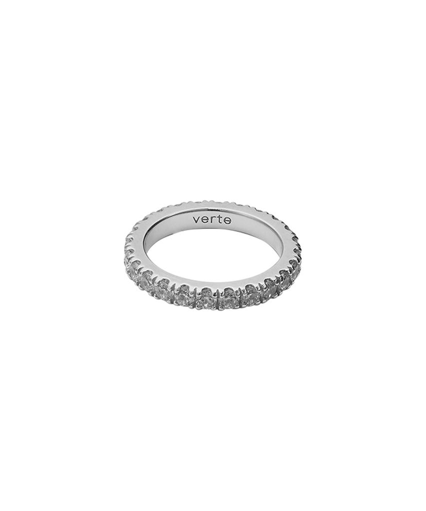 Verte [925 Silver] Cinq.Silver.219 / Epais Anse Dew Ring