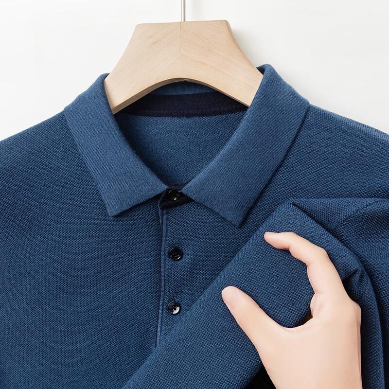 Men's Solid Knit Polo Sweater