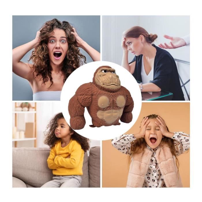 Anti-stress Toy - Gorill-e Figurine - Elastic Latex - Stretchable - Stress Relief